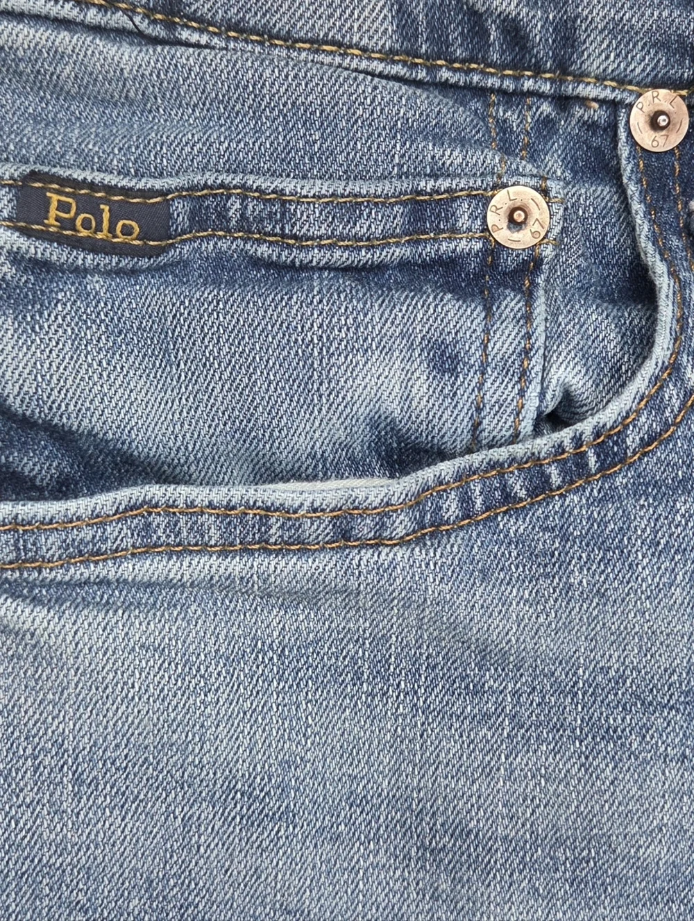 Polo Ralph Lauren Mens Hampton Relaxed Straight Fit Jeans Size 38/32 Preppy
